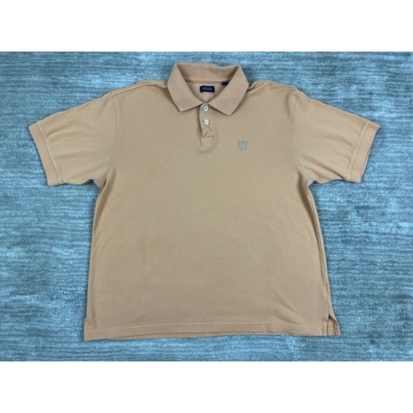 IZOD Shirt Mens Large‎ Orange Polo Short Sleeve Cotton - Picture 1 of 10